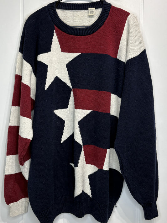 Men's Vintage Stars&Stripes Sweater