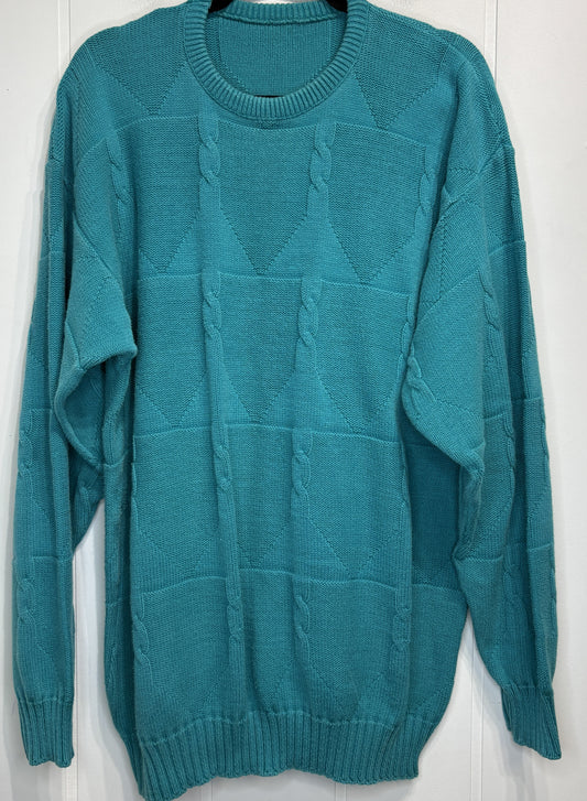 Men's Vintage Cable-knit Sweater