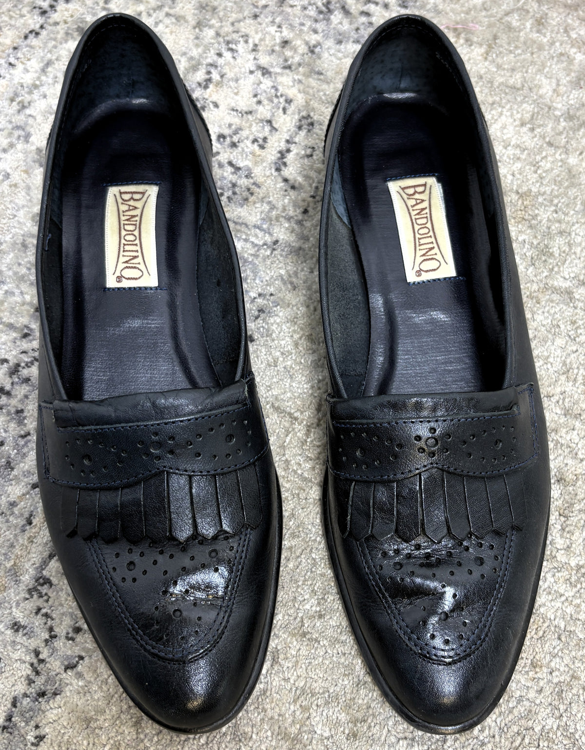 Bandolino Fringe Trim Loafers