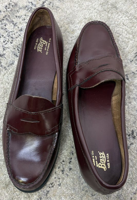 Bass & Co. Vintage Leather Penny Loafers