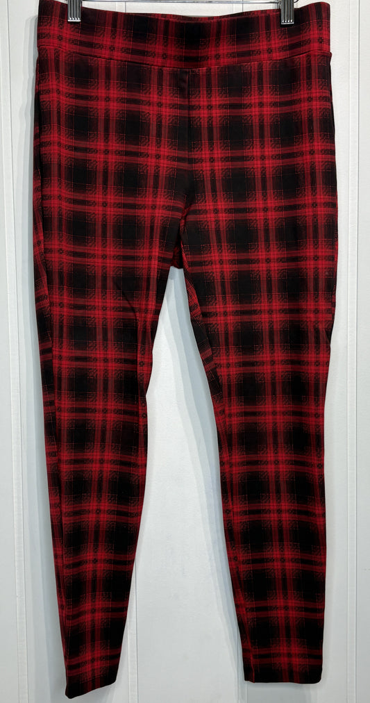 LOFT Plaid Holiday Leggings