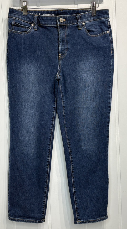 Talbots Straight Crop Denim Capris