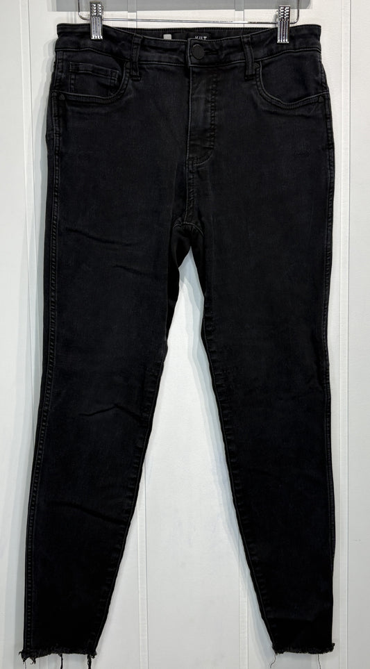 KUT Fringe Ankle Skinny Jeans