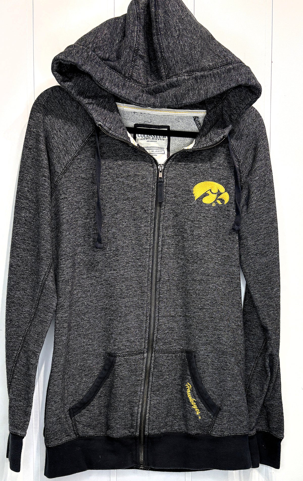 Colosseum Full Zip Iowa Hawks Hoodie
