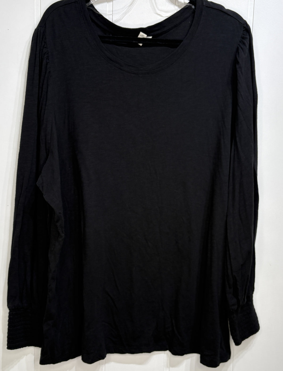 Terra&Sky Cuffed Sleeve Knit Top