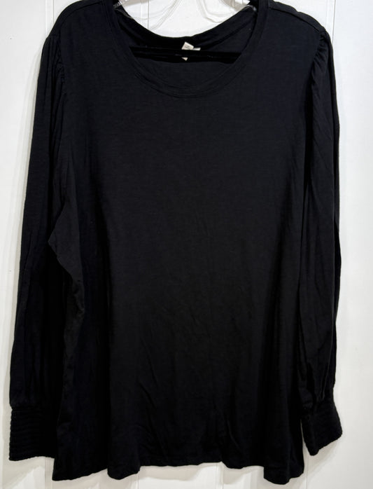 Terra&Sky Cuffed Sleeve Knit Top
