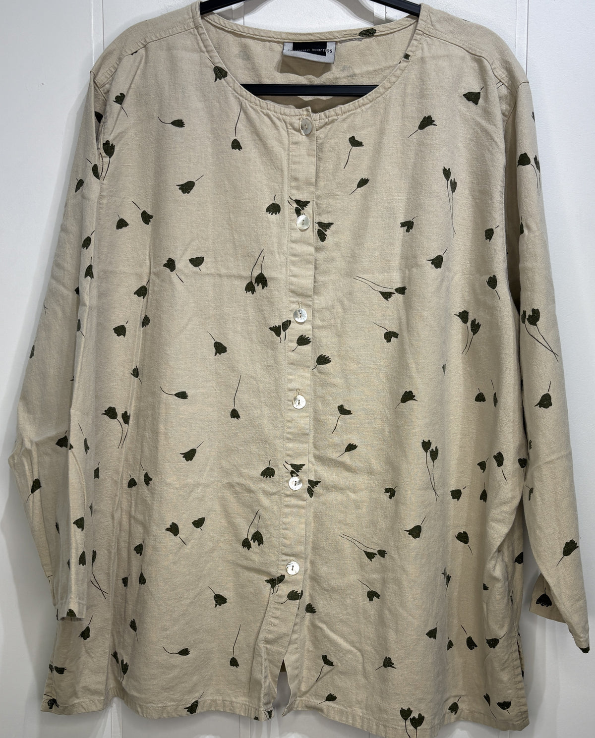 Maggie Barnes Tulip Button Top