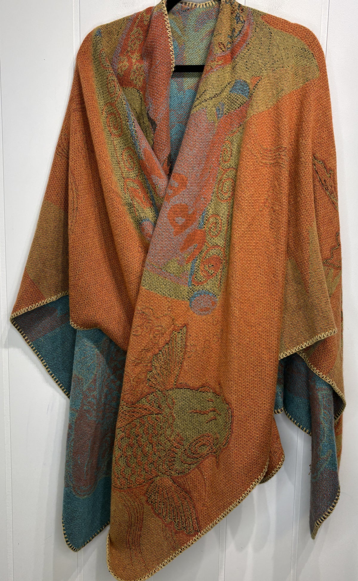 Reversible Poncho/Shawl Wrap