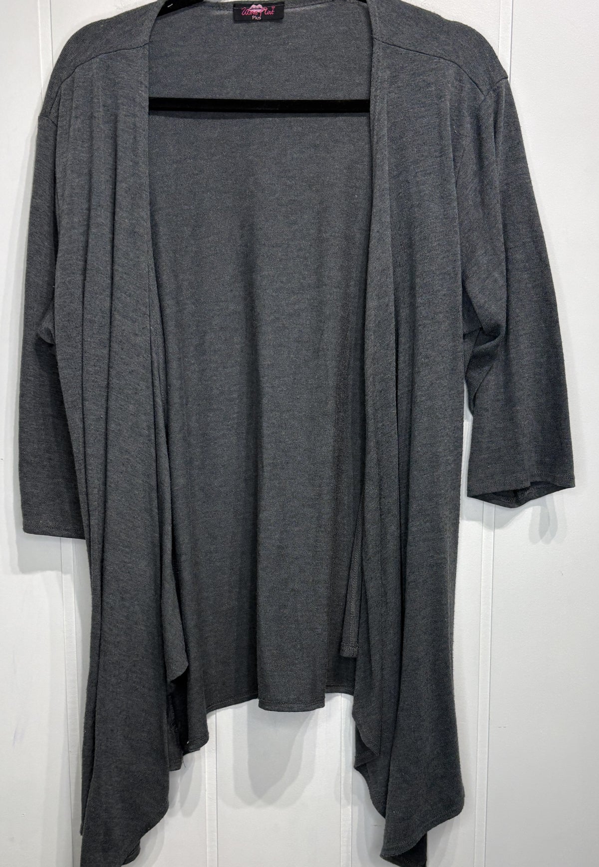 Ultra Flirt Open Front Drape Cardigan