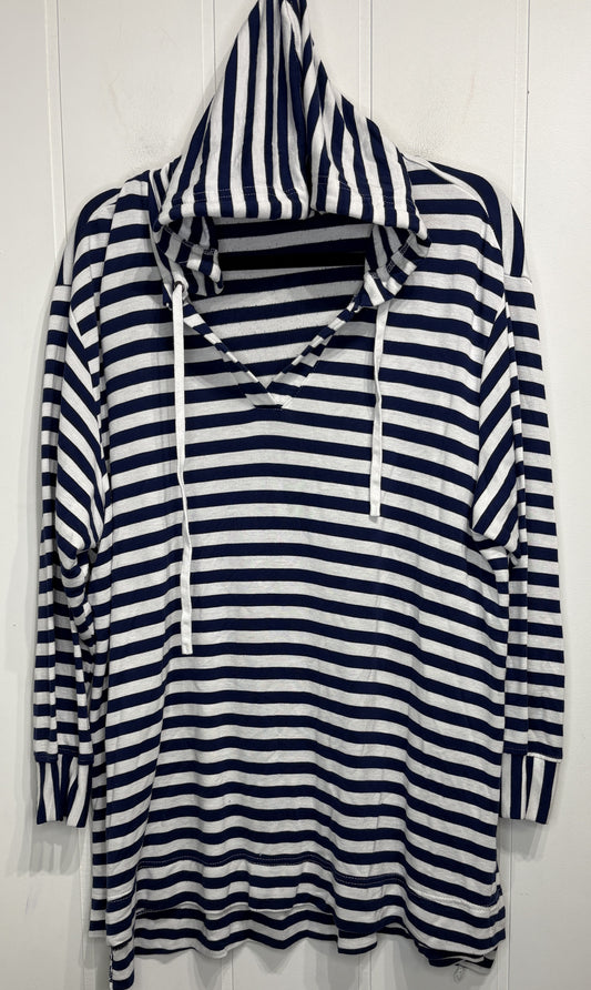 Jane+Delancey Striped Hooded Shirt