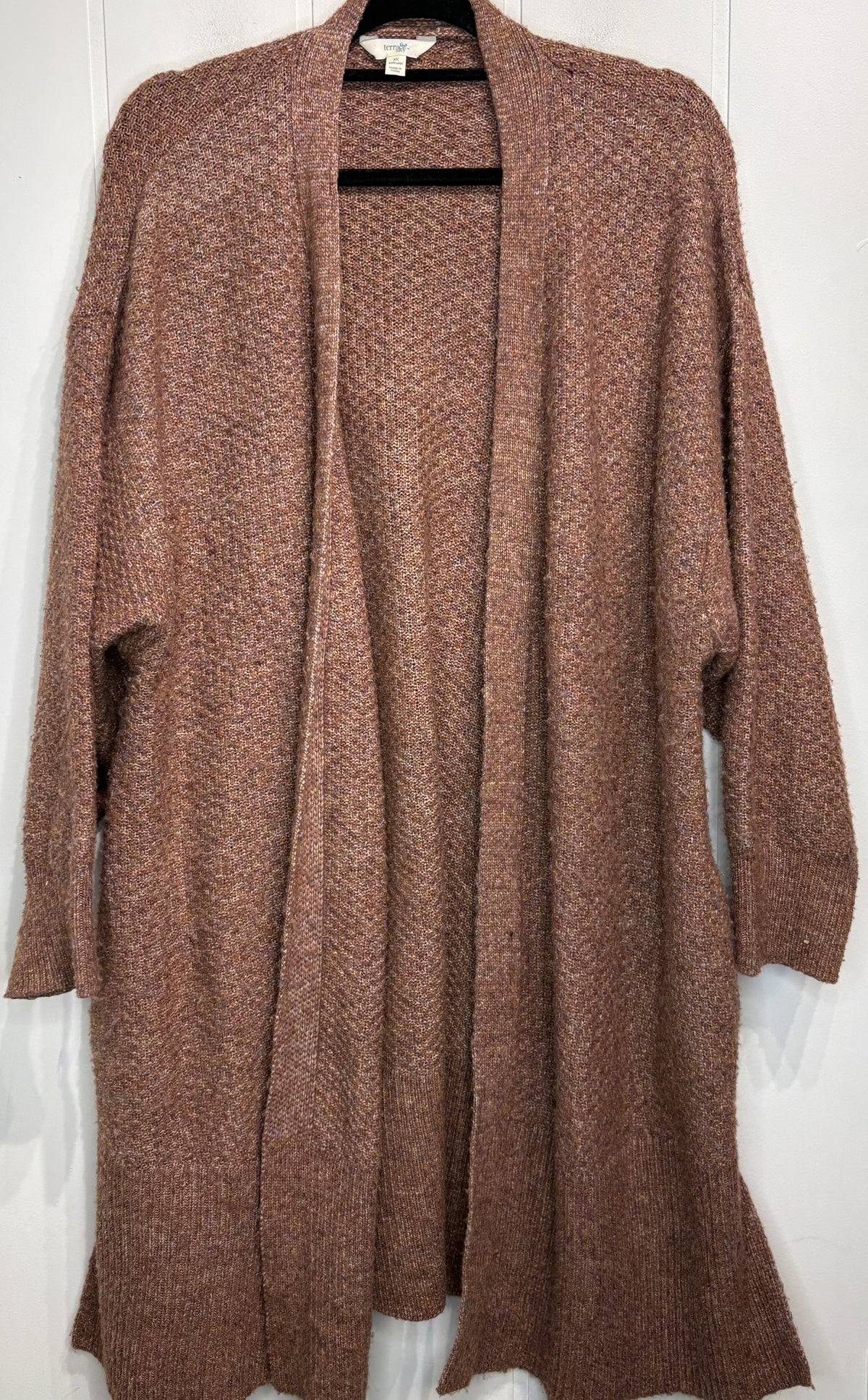 Terra & Sky Wool Textured Cardigan