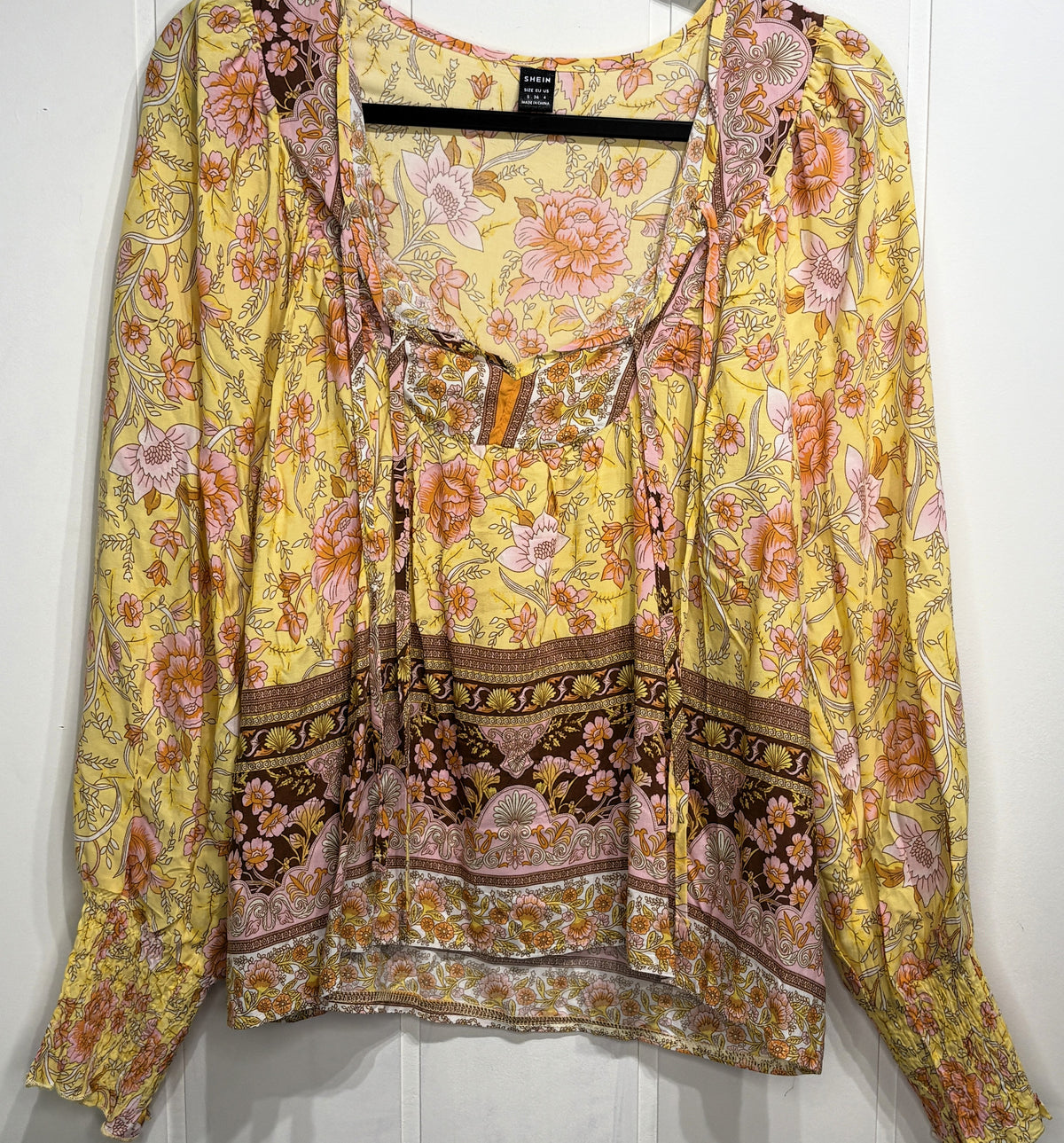 Shein Floral Paisley Blouse