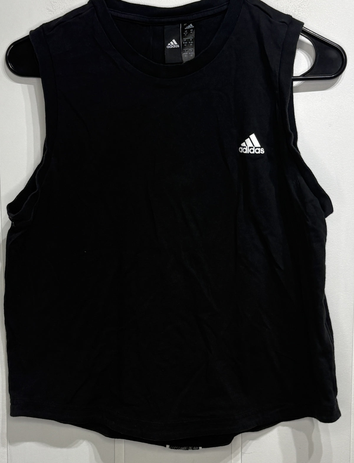 Adidas Muscle Tank w/Logo Stripe