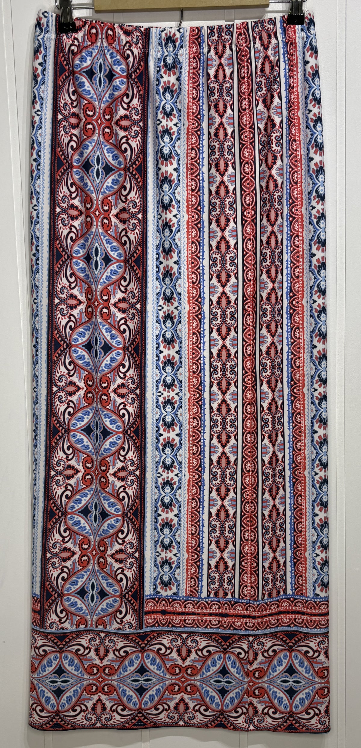 AGB Paisley Print Maxi Skirt