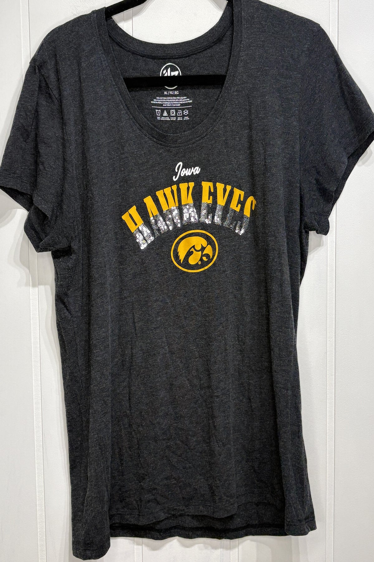 '47 Iowa Hawkeys Sequin Tee