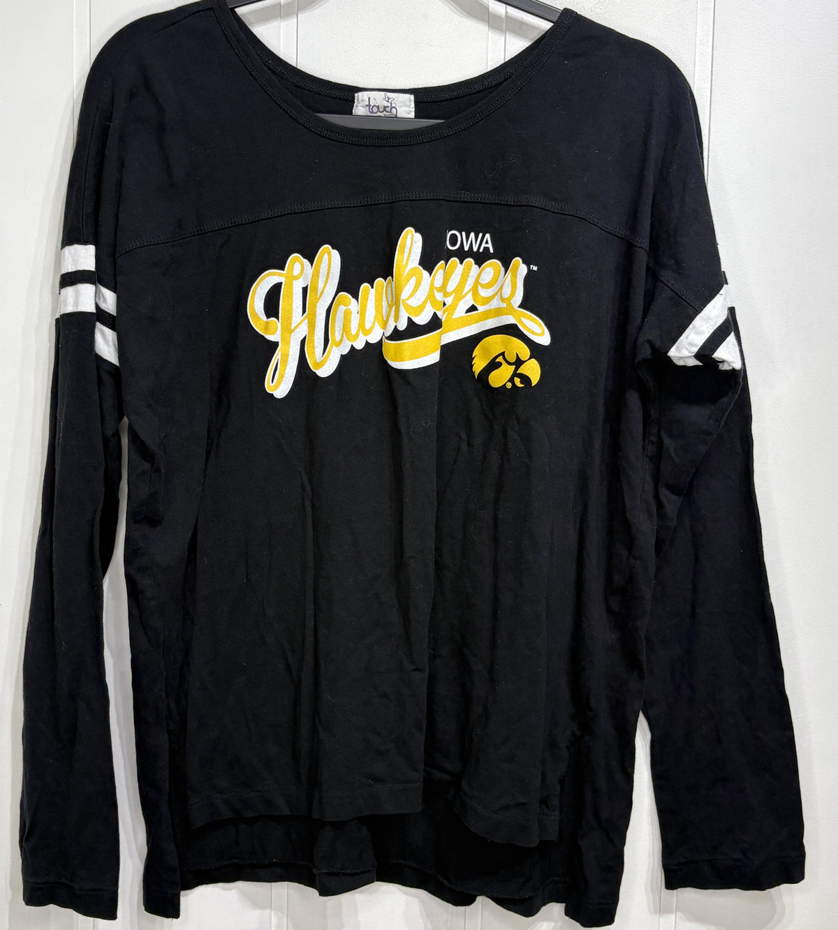 Iowa Hawkeyes LS Logo T-Shirt