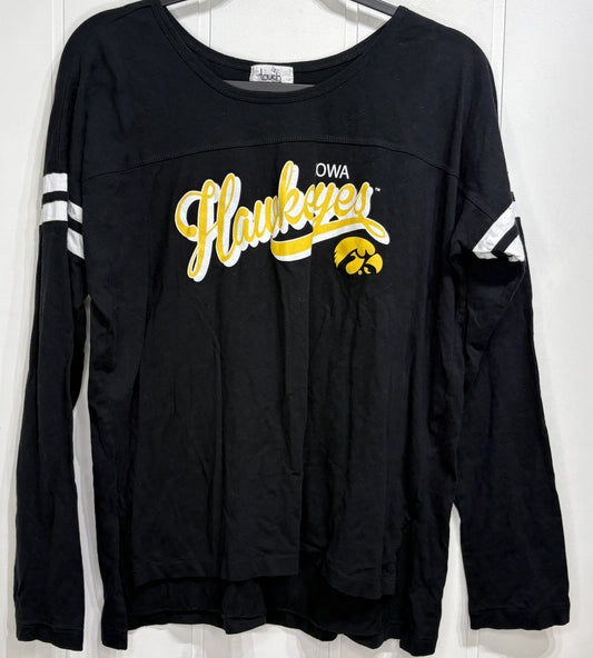 Iowa Hawkeyes LS Logo T-Shirt