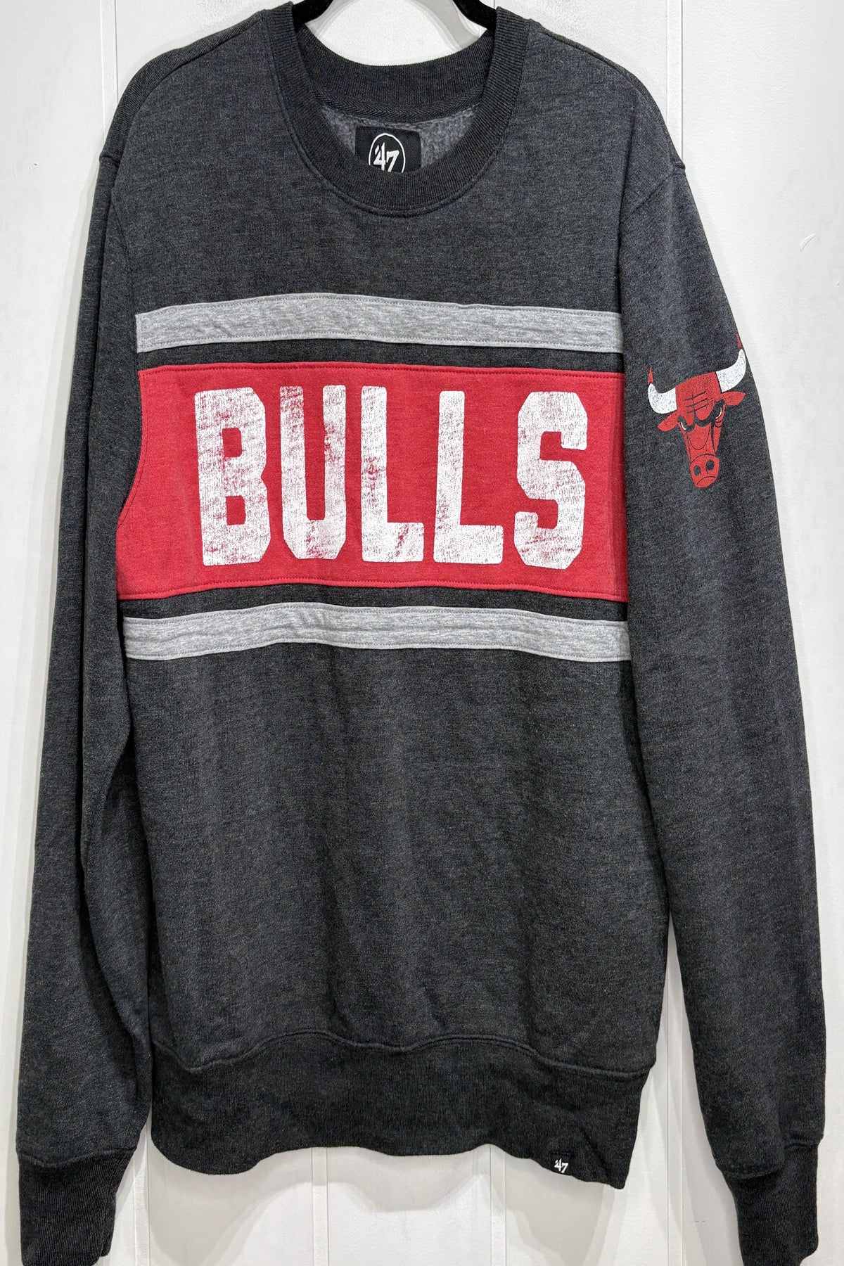 '47 Bulls Logo Crewneck Sweater