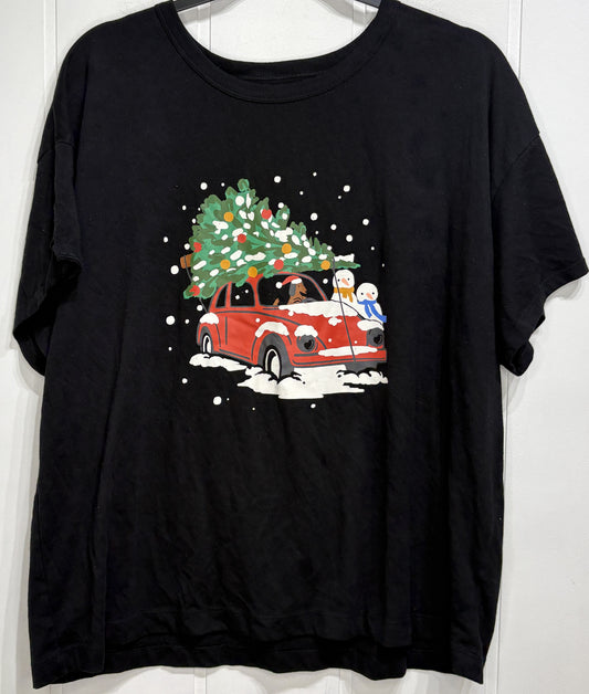 Old Navy Christmas Car Tee