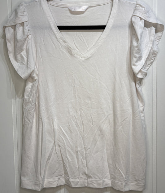 Lauren Conrad Ruffle SS Top