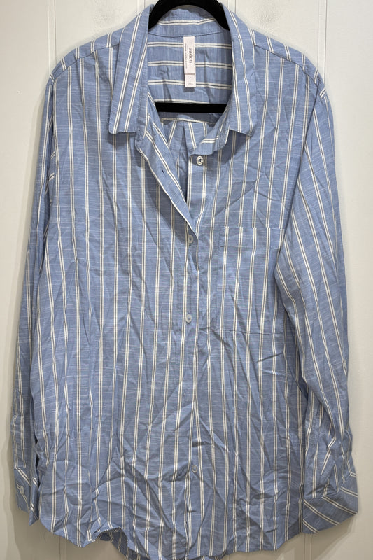 Auden Striped Button Sleep Top