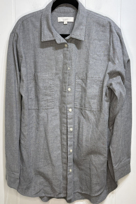 LOFT Speckled Button-down