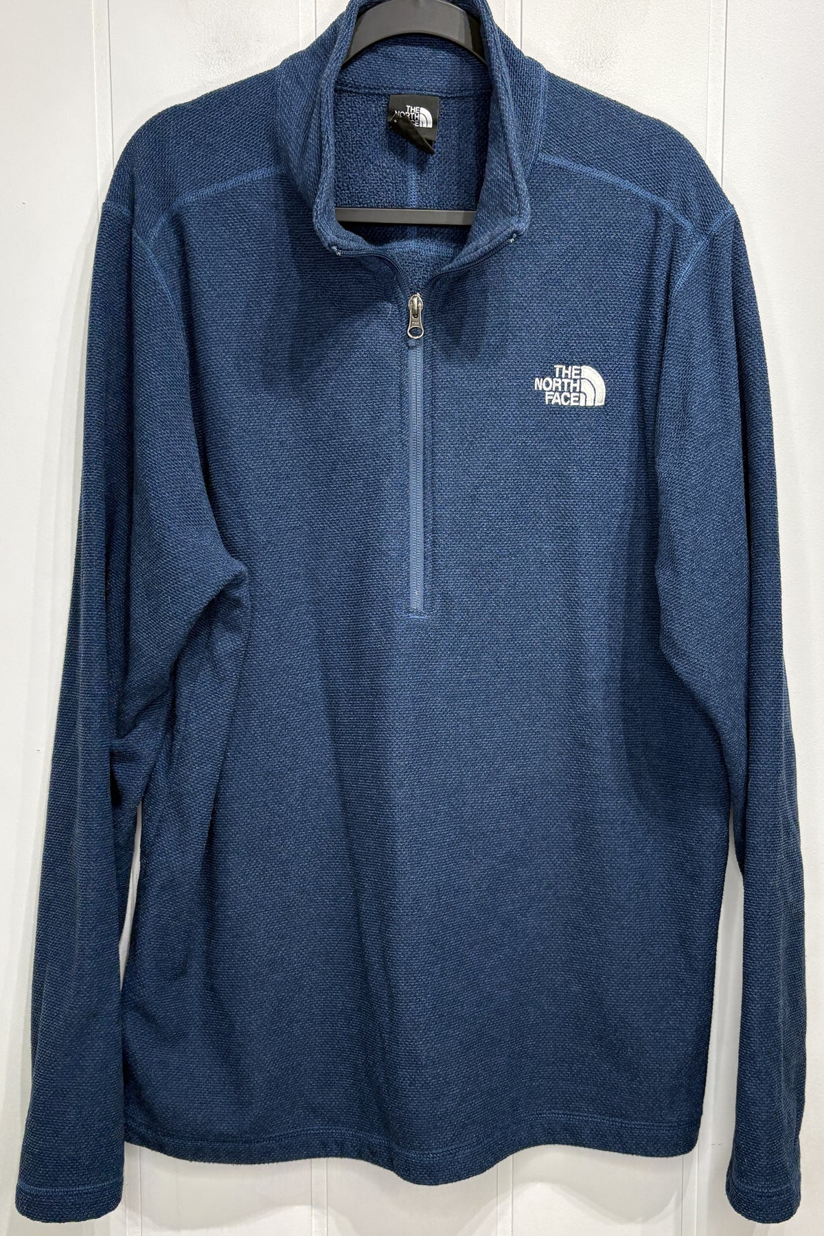 Men's North Face Half Zip Textured Sweater