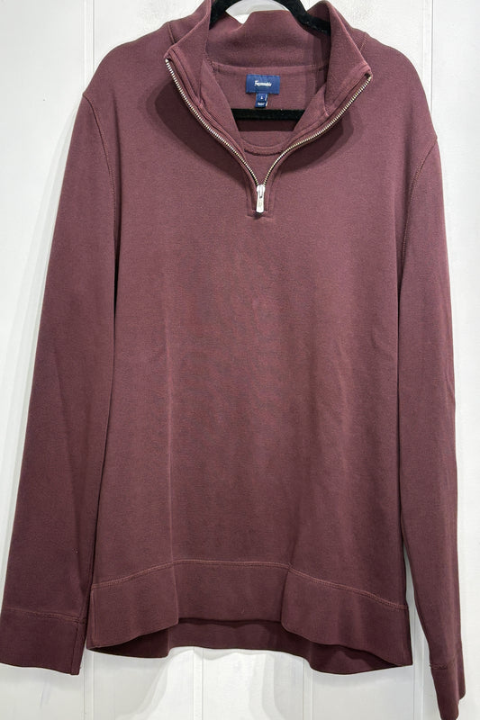 Men's Faconnable Qtr. Zip Sweater