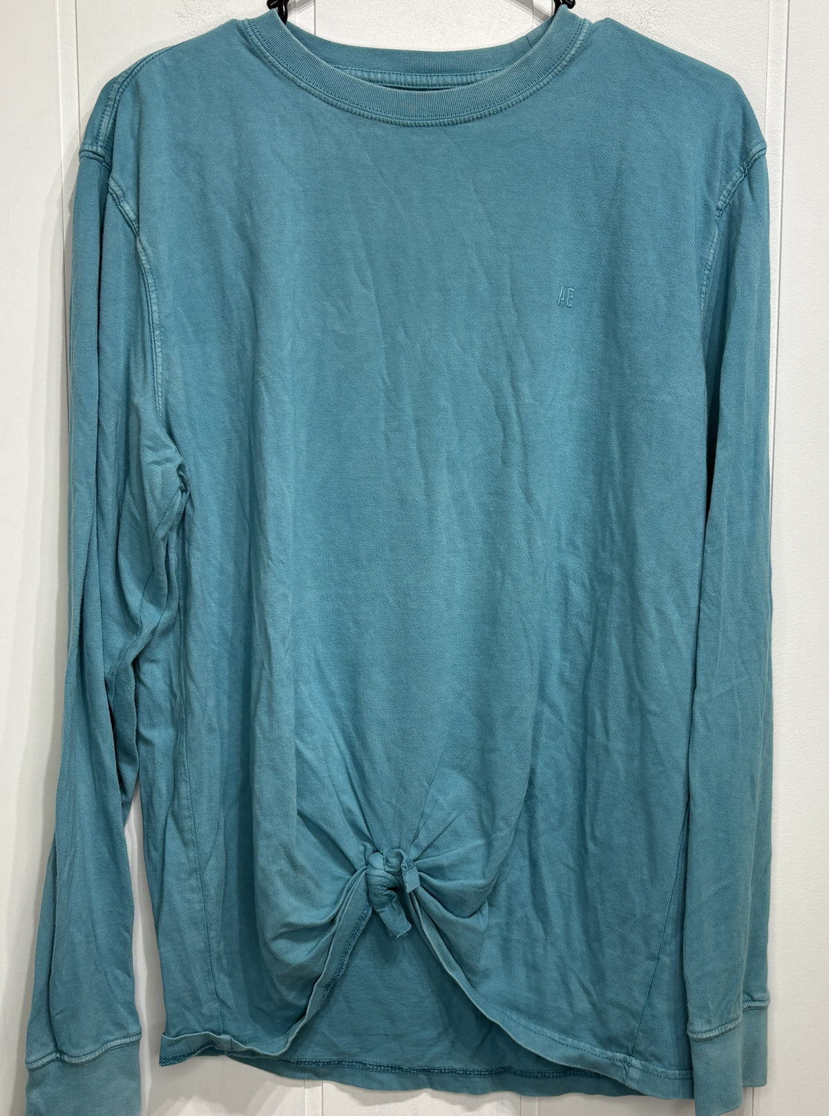 AE Twist-Front Oversized Shirt
