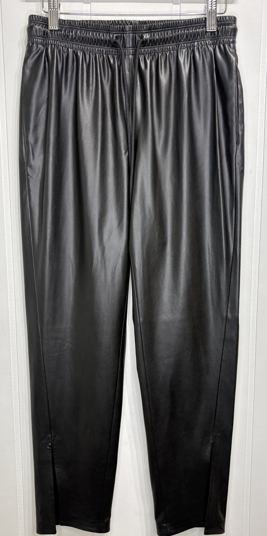 Theory Pleather Pants w/Ankle Slit