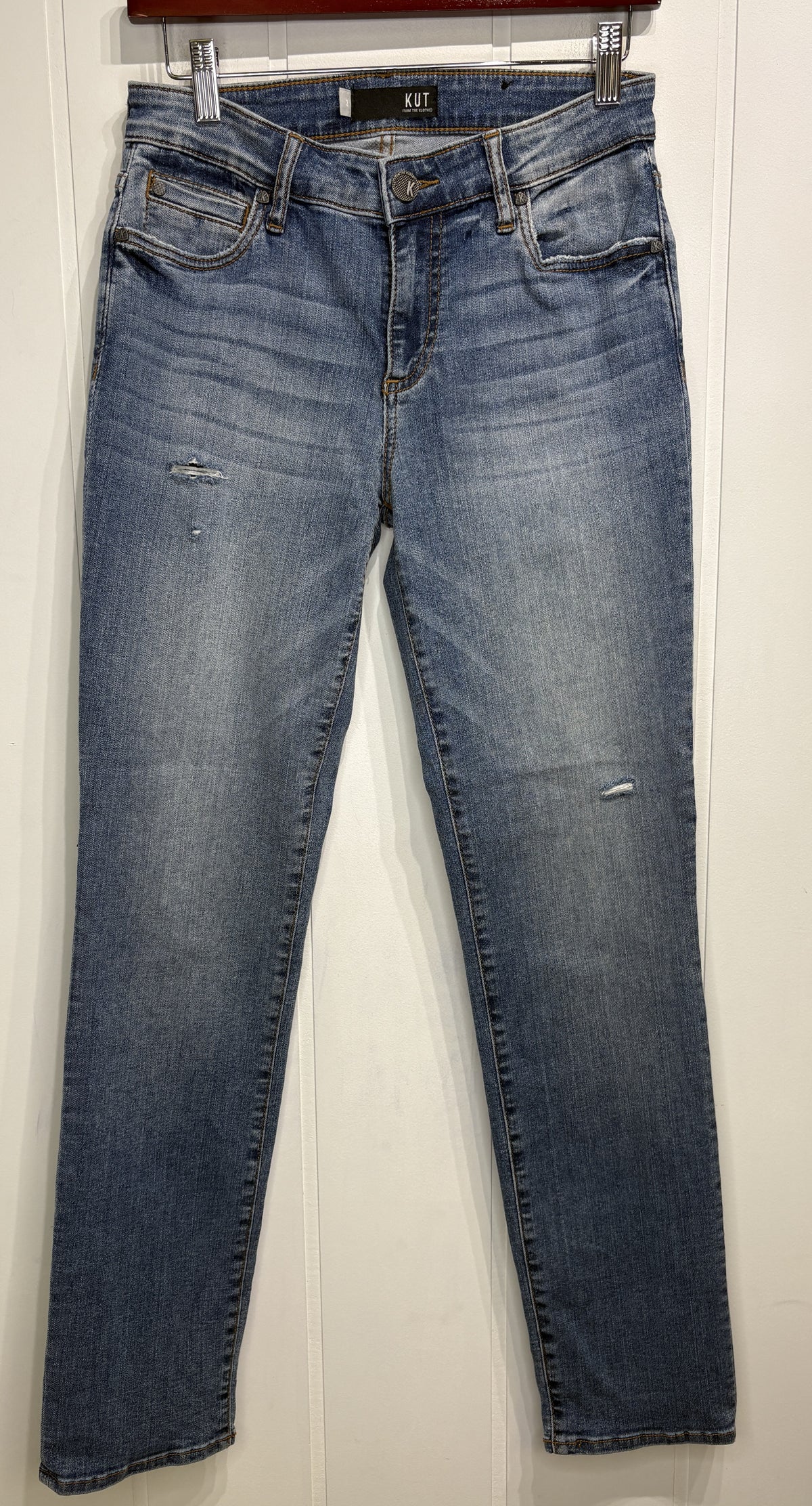 KUT Straight-Leg Denim Jeans