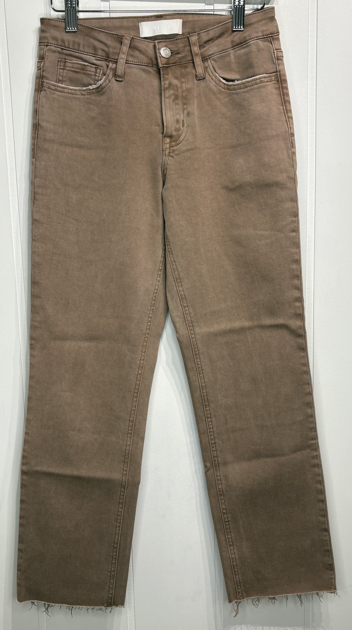 Vervet Straight-Leg Crop Jeans