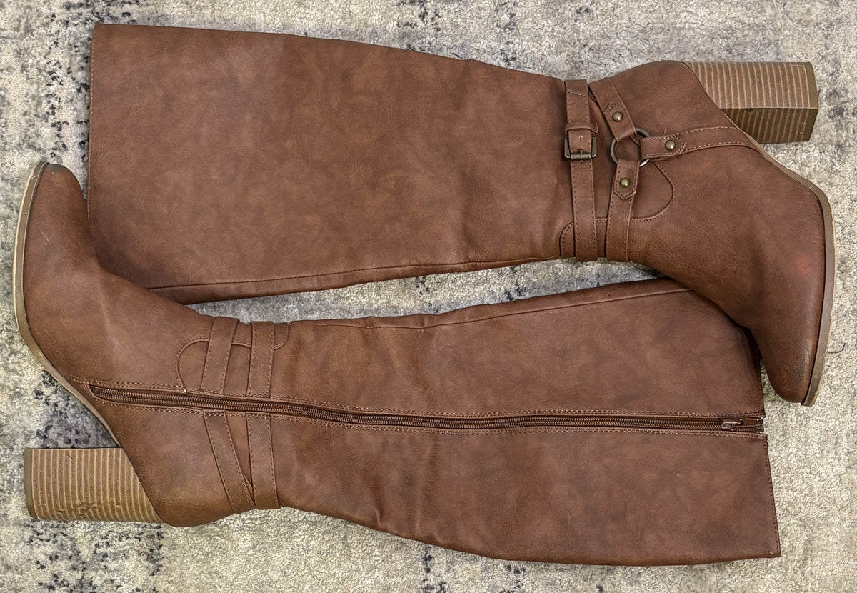 Just Fab Knee-High Heel Boots