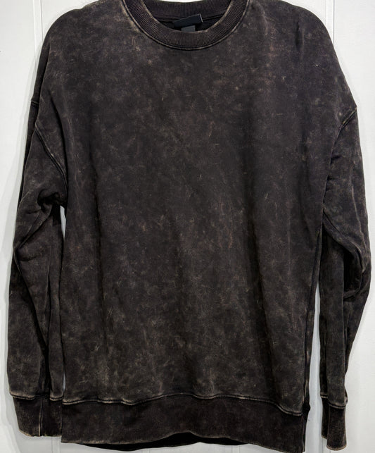 H&M 'Acid-wash' Print Crewneck