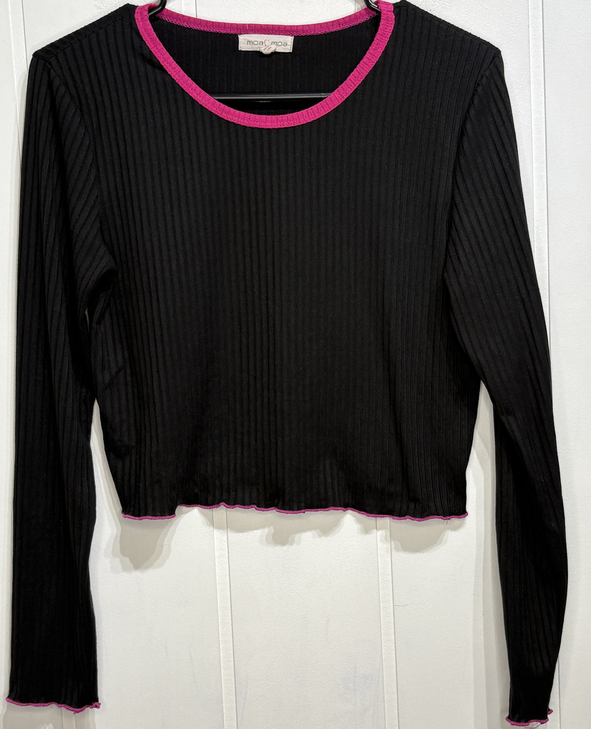 Moa Moa Ribbed Crop Top