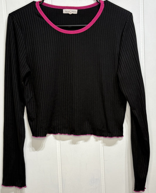 Moa Moa Ribbed Crop Top