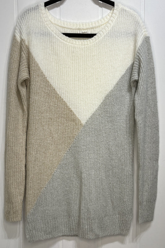 Maurices Waffle-Knit Tri-Color Sweater