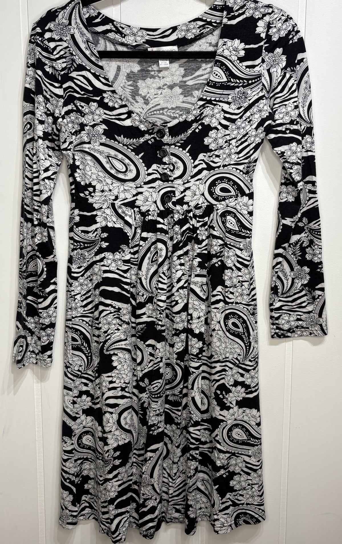 Anne Glorgio Paisley Knit Dress