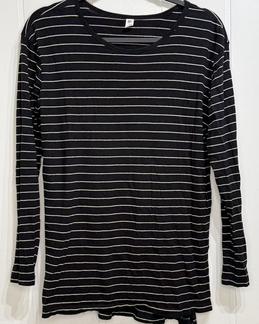 BP Tunic Striped LS Top