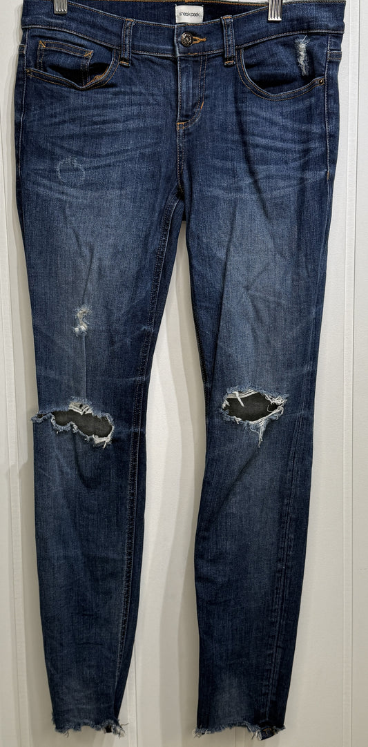 Sneak Peek Distressed Skinny Jeans
