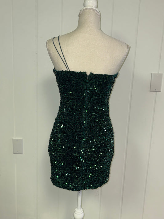 Formal Dress Sequin One Shoulder