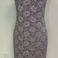 Formal Lace Sequin Flower Dress