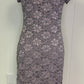 Formal Lace Sequin Flower Dress