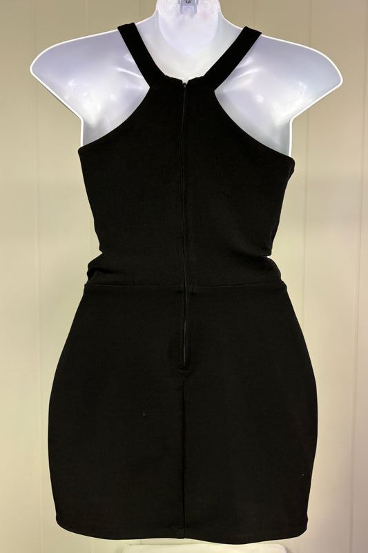 Formal Dress with Bling Cut-out