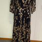 Formal Dress with Leaf Sequins