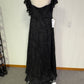 Formal Dress Long Slit Ruffle Sleeves