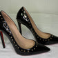 Studded Pointed Toe Heels