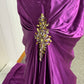 Formal Dress One Shoulder Beaded Strap