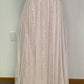 Formal Dress Mesh Overlay Strapless