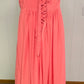 Formal One Shoulder Mesh Strap Dress